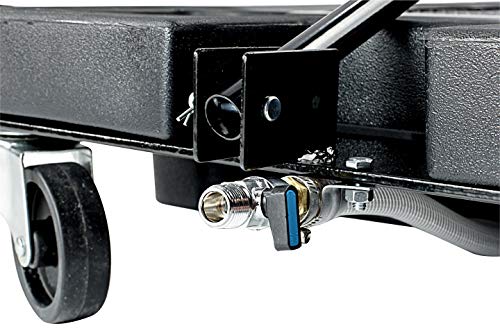 17-Gallon JohnDow Industries Poly Low-Profile Oil Drain with Electric Pump Kit JDI-17DPLP