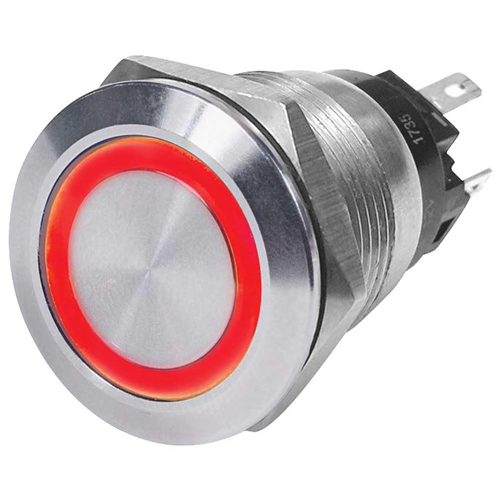 Blue Sea Systems Switch Button 4163 Off-ON RED, 10 Amp