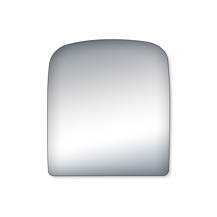 Fit System - 99249 Mirror Glass Driver or Passenger Side, Avalanche, Chevrolet Silverado, Chevrolet Suburban, Tahoe, GMC Sierra, Yukon, Yukon XL, (Towing Mirror top Lens), w/o Turn Signal