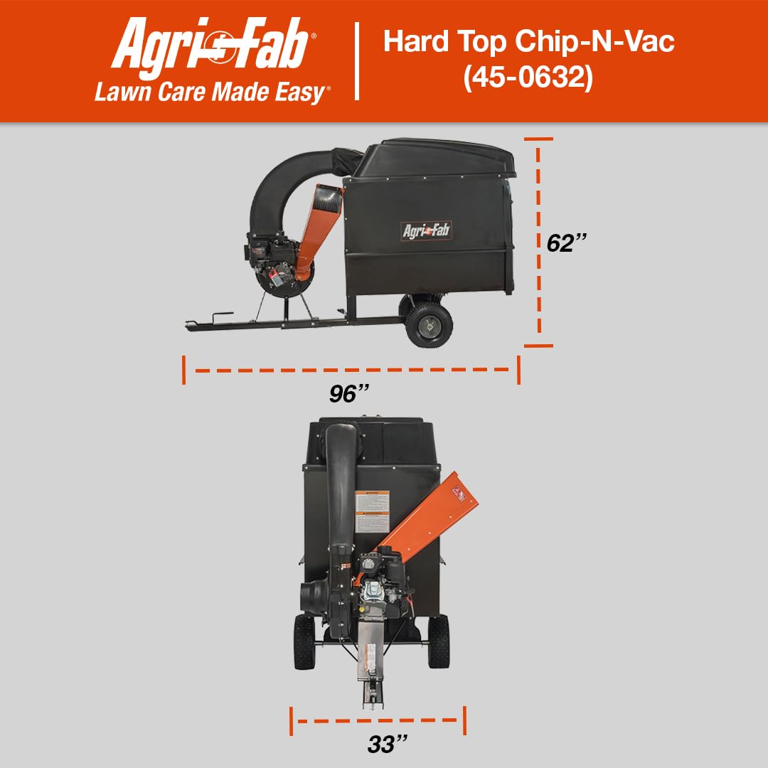 Chip-N-Vac Agri-Fab 45-0632, 32 cu.ft. Collection System (300 Gallon)