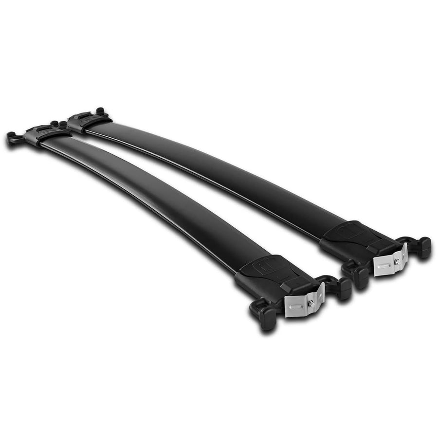 Black Roof Spec-D Tuning Cross Bars Rack Luggage Cargo Carrier Compatible with 2010-2017 Chevy Equinox GMC Terrain