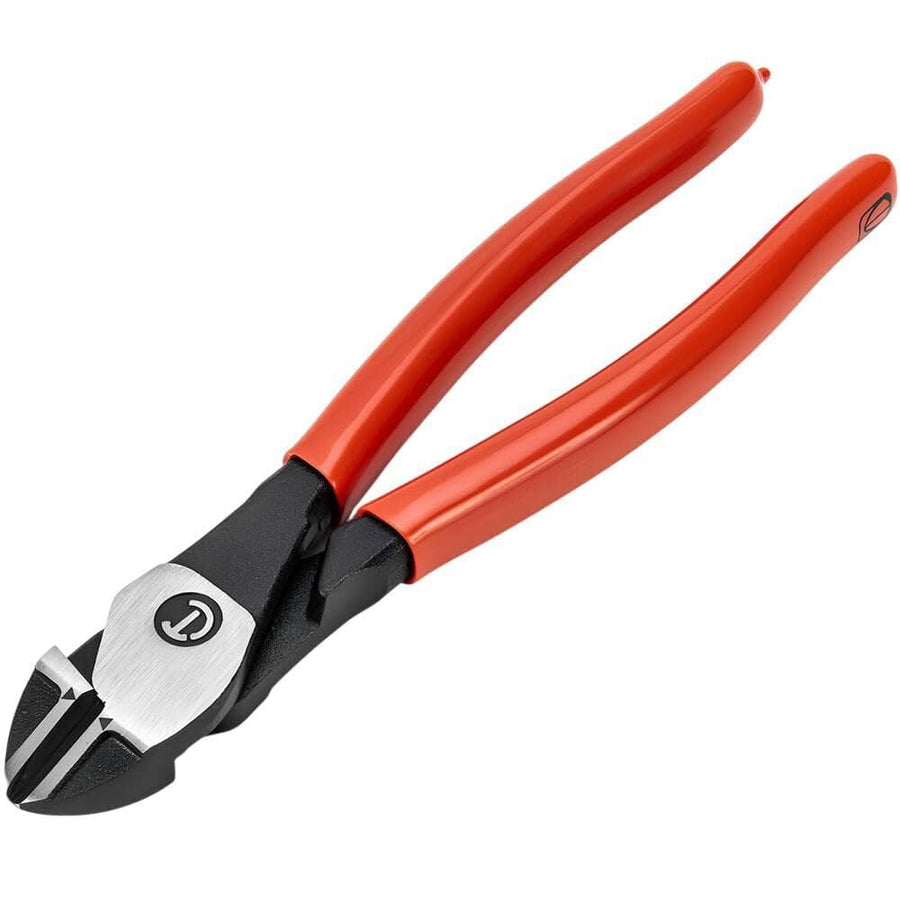 Diagonal Cutting Plier Crescent Dipped Handle - Wire & Cable Cutter for Home Improvement & Repair - Heavy Duty Electrician Tool - 8" - Z5428-06
