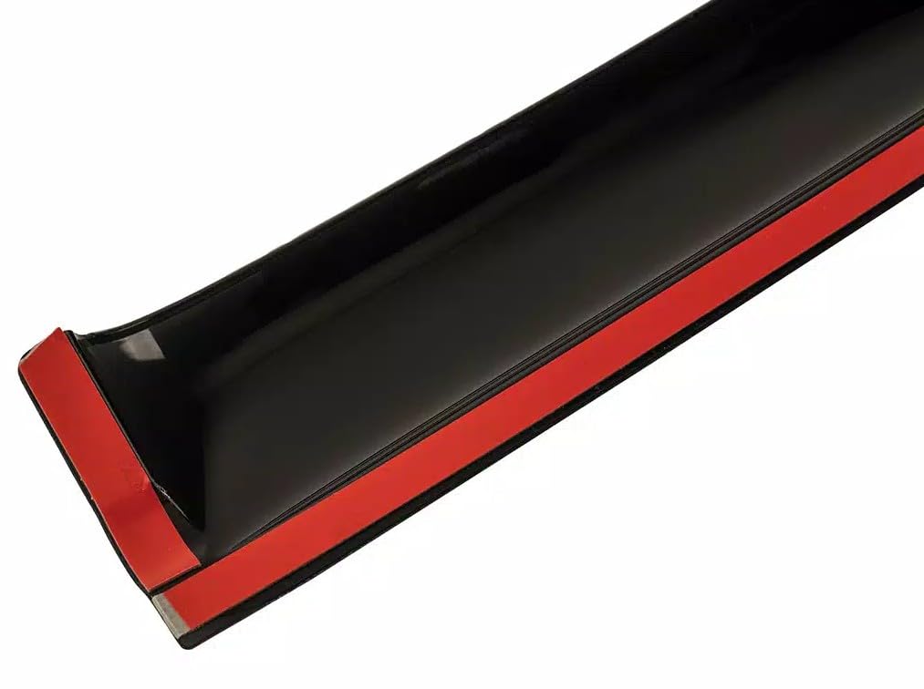 Auto Ventshade Outside Mount Rain Guards [AVS] For 2007 - 2021 Toyota Tundra, CREWMAX ONLY | Window Vent Visors, 4 pcs. - Smoke | 94309