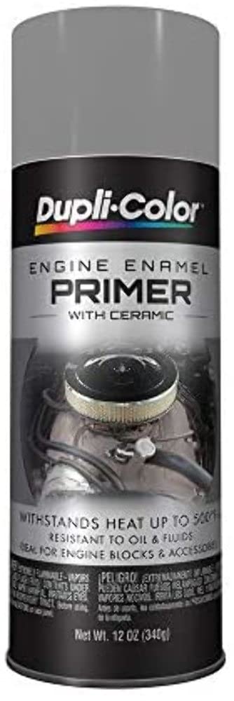 Engine Enamel Dupli-Color With Ceramic Gray Engine Primer 12 Oz. Aerosol - Lot of 6