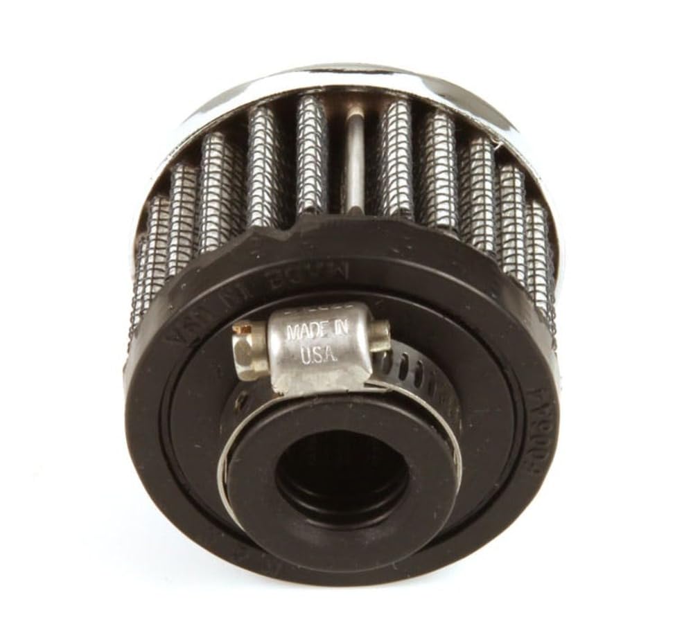 K&N Air Filter/ Breather Vent: High Performance, Premium, Washable, Replacement Engine Filter: Flange Diameter: 0.625 In, Filter Height: 1.5 In, Flange Length: 0.4375 In, Shape: Breather, 62-1340