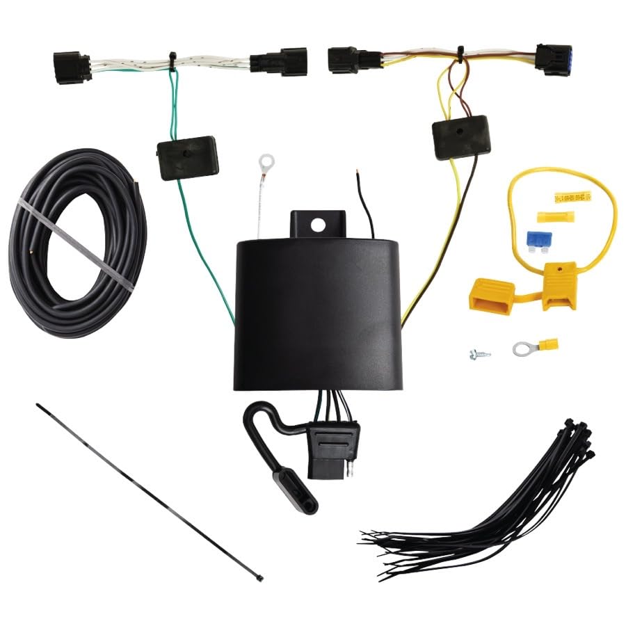T-One® Tekonsha 118882 T-Connector Custom Harness, 4-Way Flat, w/Circuit Protected ModuLite® HD Module, Compatible with KIA Telluride