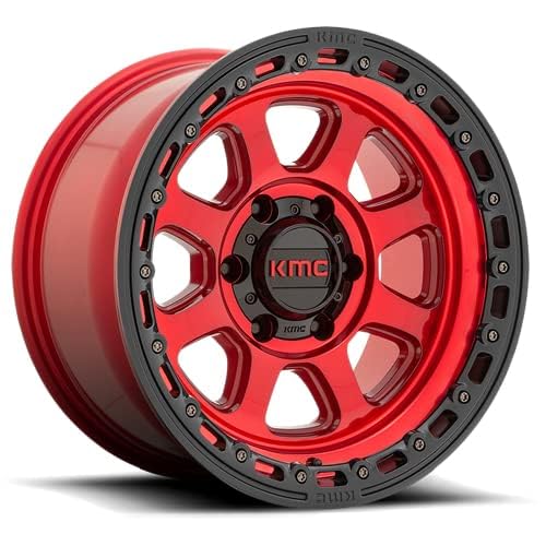 KMC Wheels 20X9 CHASE 8X6.55 0mm CANDY RED WITH BLACK LIP - KM54829080900