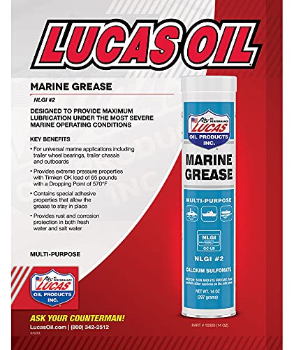 Marine Grease Lucas Oil 10682 Combo Pack 3 Ounce
