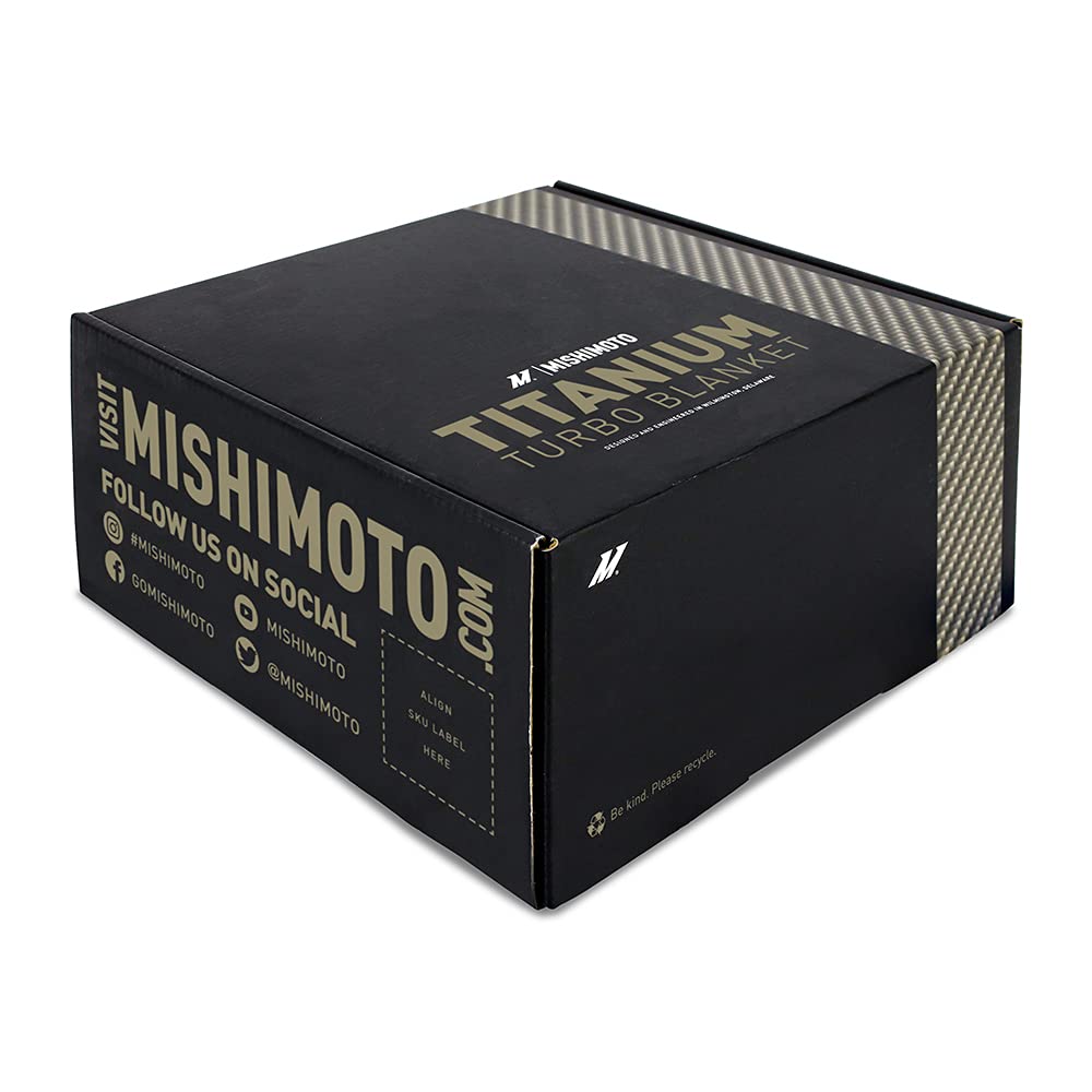 Mishimoto Titanium Turbo Blanket MMTB-DMAX-17, Compatible With Chevrolet/GMC 6.6L Duramax 2017-2019