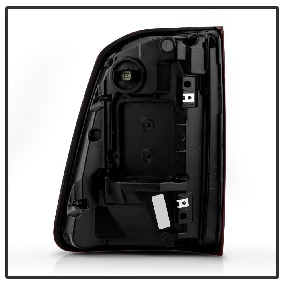 Dodge Ram 1500 Limited/Longhorn/Laramie (Non Blind Spot Sensor) LED Tail Light - OE Red Clear Right Spyder (POE)