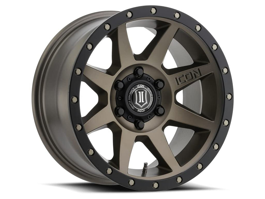 Rebound ICON Alloys, Bronze, 18 x 9/5 x 5, 12mm Offset, 4.5" BS, 1818907345BR