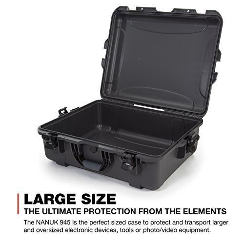 Waterproof Nanuk Hard Case 945 Empty - Graphite