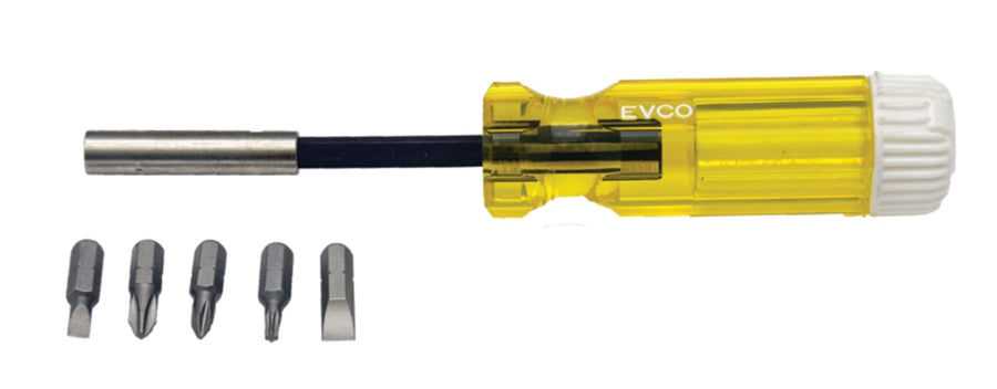 Multi-Bit Screwdriver AP Products 009RVM5IN1