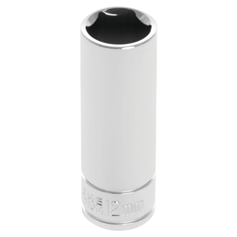 1/4 Drive Performance Tool W36412 12mm 6Point Deep Wall Socket, 1 Pack