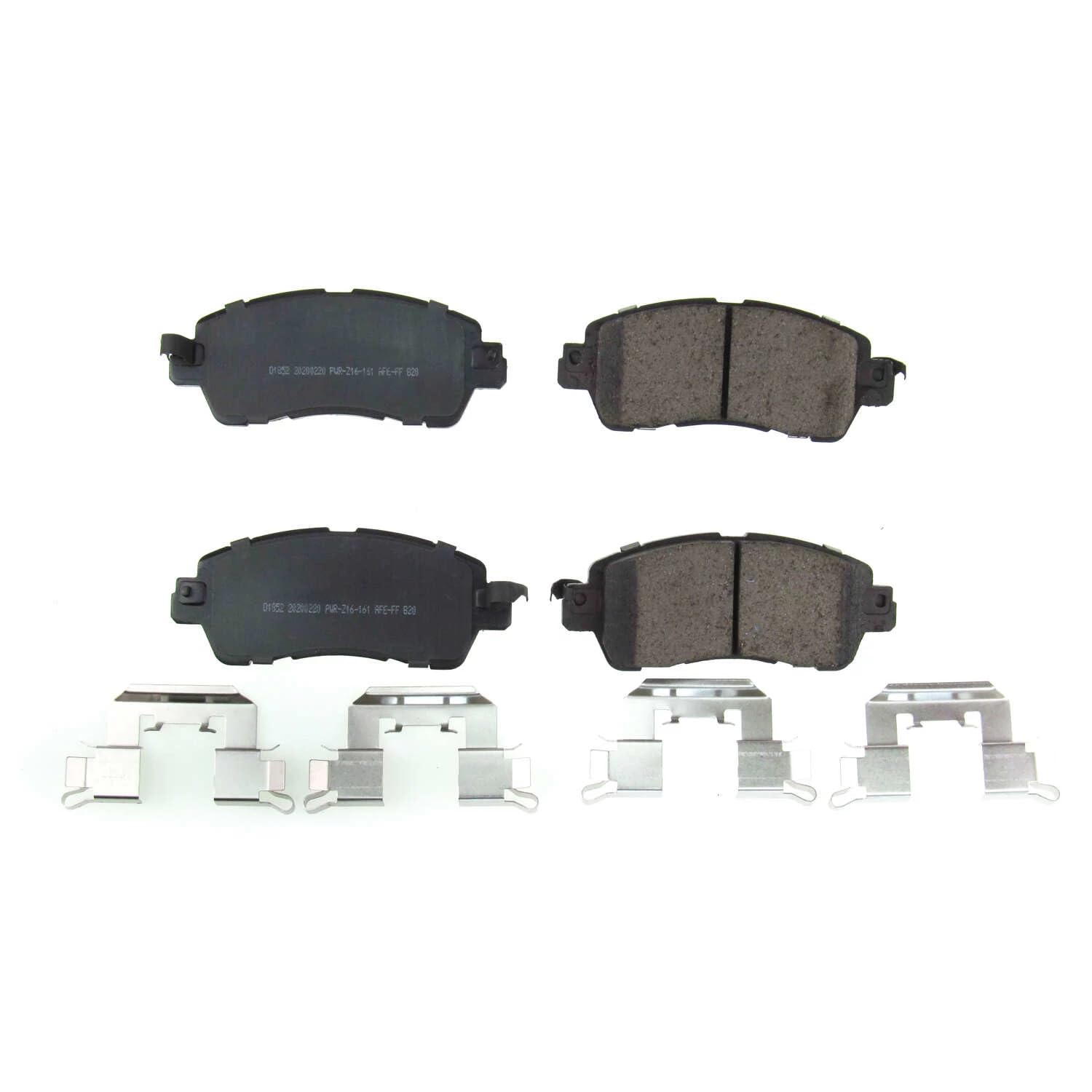 Power Stop Front Brake Kit For 2016 Scion iA |Yaris 2019-20 Toyota |Yaris iA 2017-18 - Ceramic Brake Pads With Installation Hardware, 17-1852