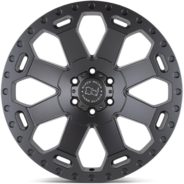 Black Rhino WARLORD Hard Alloys 17X9, 6X5.5, 4.53, -12mm MATTE GUNMETAL - 1790WAR-26140G12