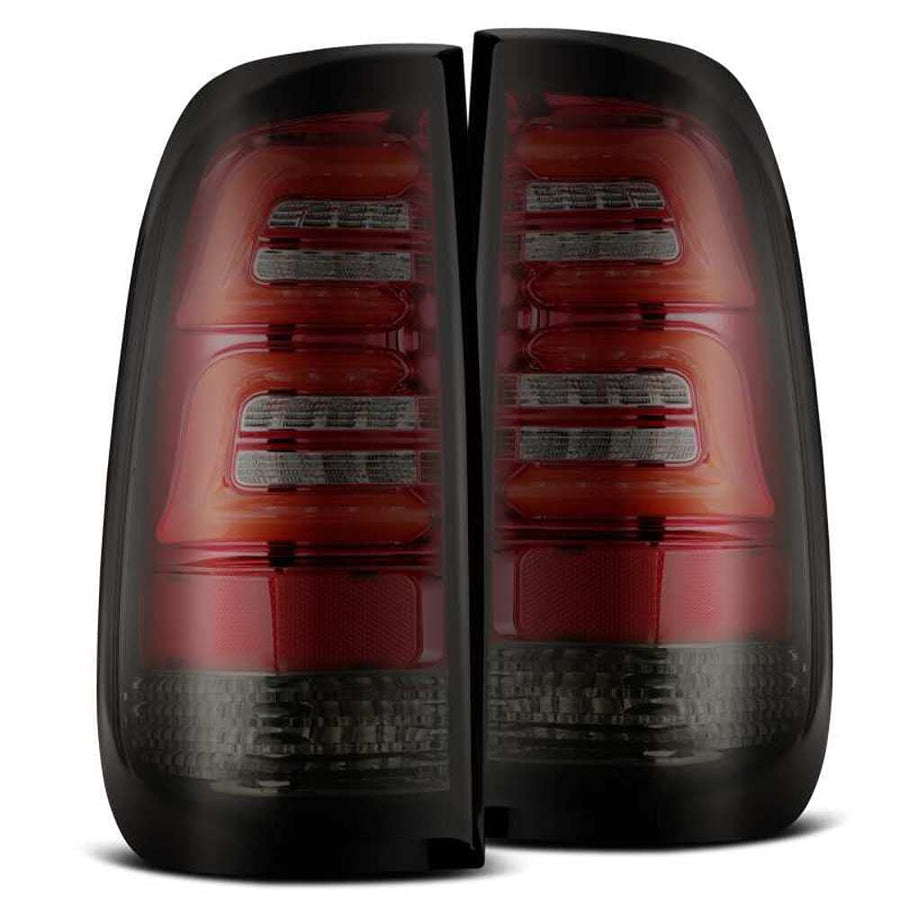 PRO-Series LED Tail Lights Red Smoke AlphaRex 97-03 Ford F-150 (Excl 4 Door SuperCrew Cab)