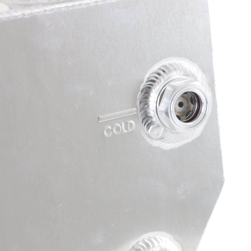 Mishimoto Degas Tank Aluminum, Compatible with Chevy/GMC 6.6L Duramax (LB7/LLY/LBZ) 2001-2007, Natural