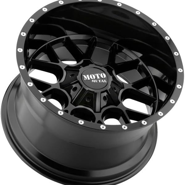 MO986 MOTO METAL SIEGE Gloss Black Wheel (20 x 9. inches /5 x 110 mm, 0 mm Offset)