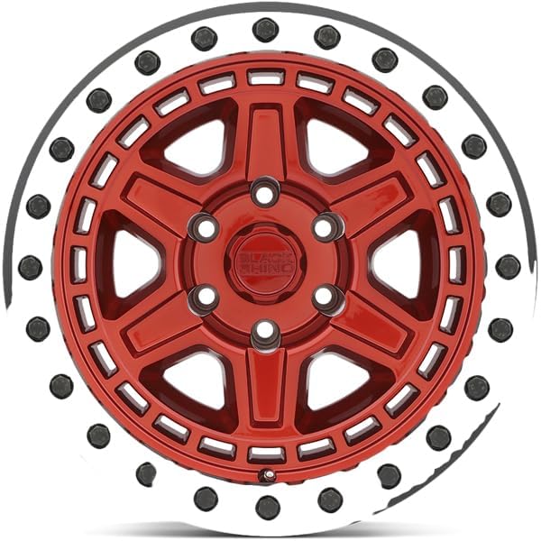 Black Rhino PRIMM Hard Alloys 17X9 5X5.0 4.29-18mm CANDY RED W/BLACK BOLTS - 1790PRM-85127R71
