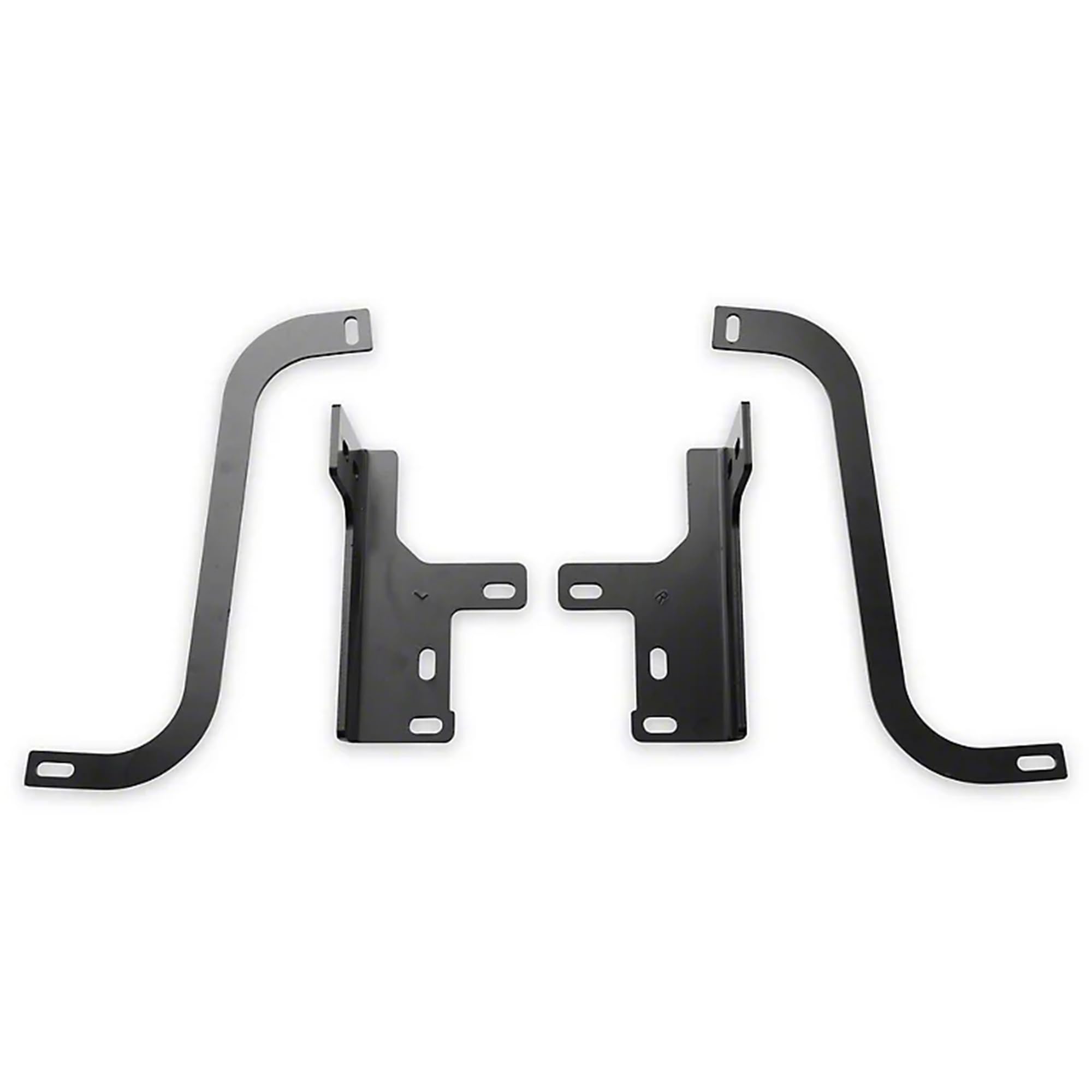 Modular Black Horse Beacon Front Runner Bumper Guard with 20” LED Lights Textured Black Compatible with 2005-2023 Toyota Tacoma-BFRT01