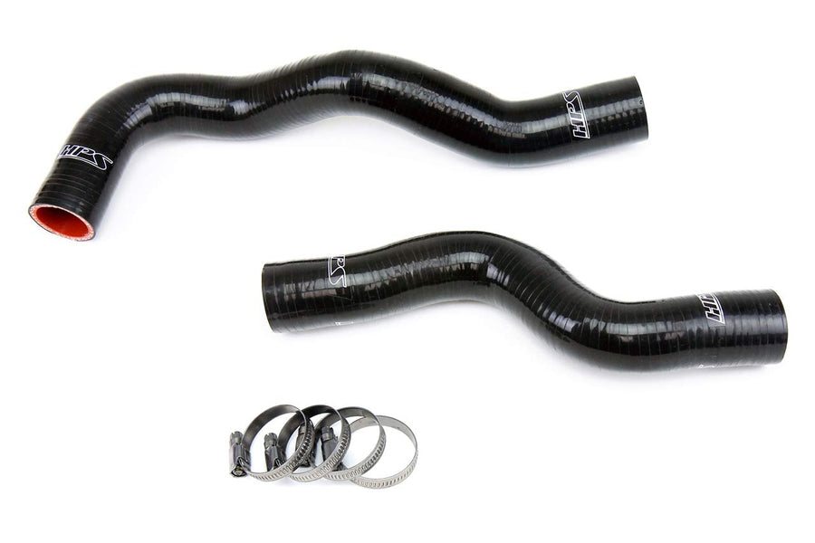 Black HPS 57-1055-BLK Silicone Radiator Coolant Hose Kit