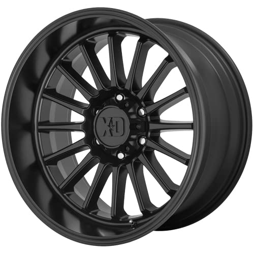 20x10 XD857 WHIPLASH, Bolt Pattern: 8x6.5/, Offset: -18, SATIN BLACK, set of 1