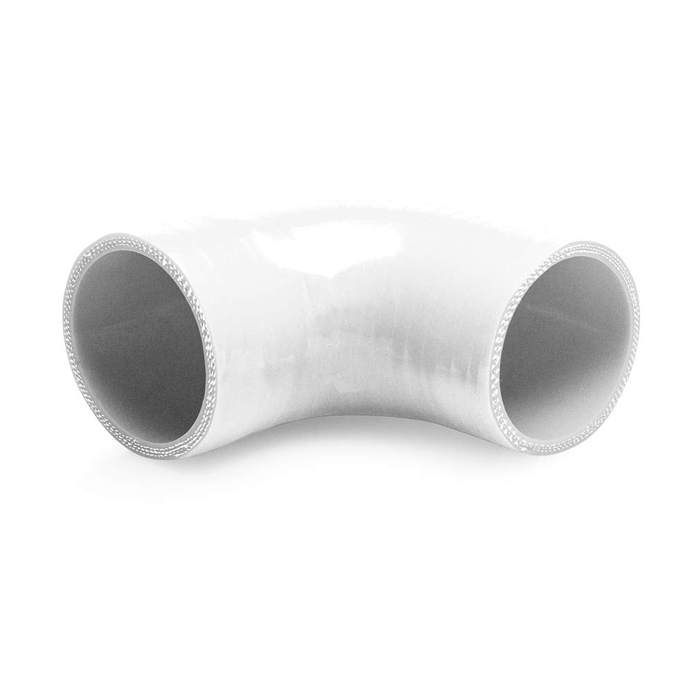 90 Degree Mishimoto 2.0" Coupler, White