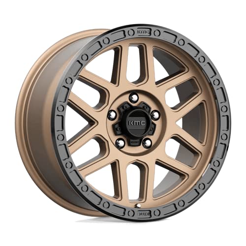 KMC Wheels KM544 5X5.0 18X9 M-BRZ BLK LP 18MM - KM54489050618