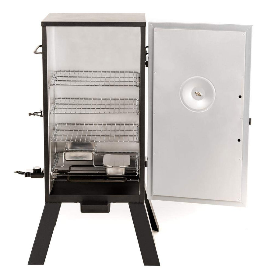 30 inch Masterbuilt 20070210 Analog Electric Smoker with 3 Smoking Racks, 30" Black (Old Version)