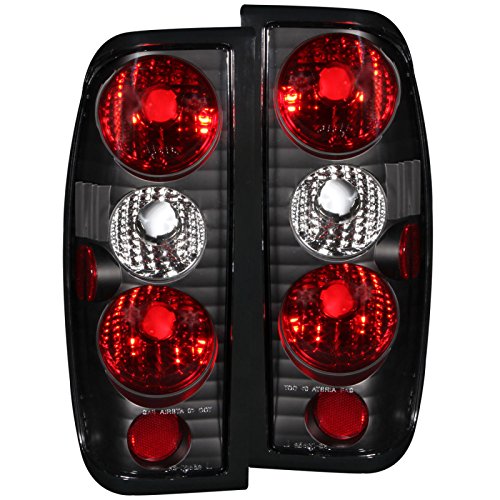 Black Euro Tail Light Set-Clear Lens ANZO USA 211115