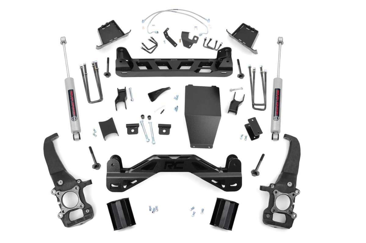 6" Rough Country Lift Kit w/N3 Shocks for 2004-2008 Ford F-150 4WD - 54620
