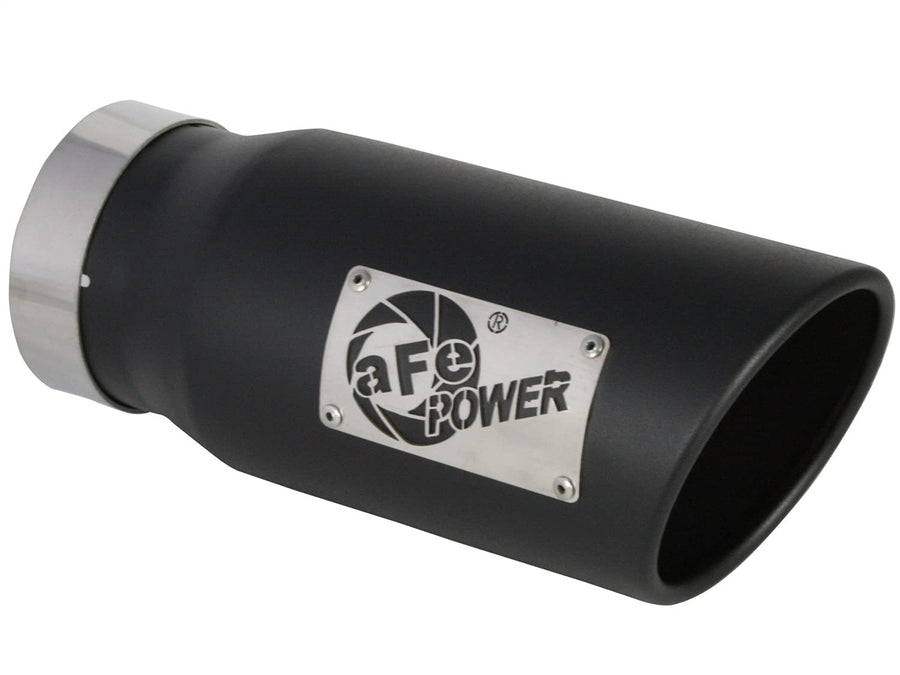 aFe Power 3 IN Large Bore-HD 409 Stainless Steel DPF-Back Exhaust System w/Black Tip RAM 1500 20-21 V6-3.0L (td) 49-42080-B