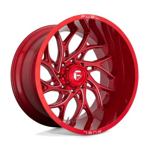 D742 Fuel 1PC 22X12 8X170 GL-RED-MIL -44MM - D74222201747