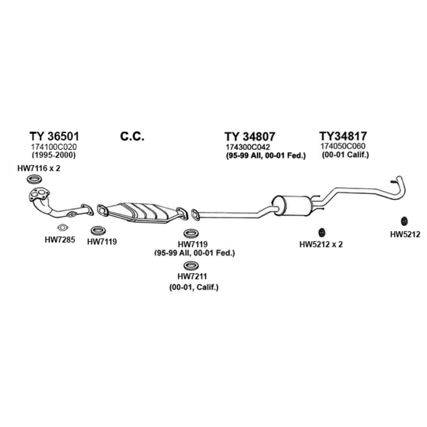 Hw7119 Ap Exhaust Products Gasket