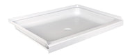 Shower PAN SP2432-PW Center Drain - ICON 15236