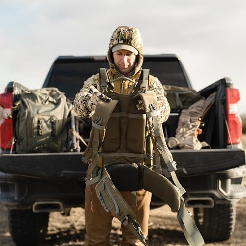 Inception BOG Hunting Backpack Frame with Carbon Fiber Frame Design, YKK Zippers, 2.69lb Lightweight Design for Hunting, Outdoors