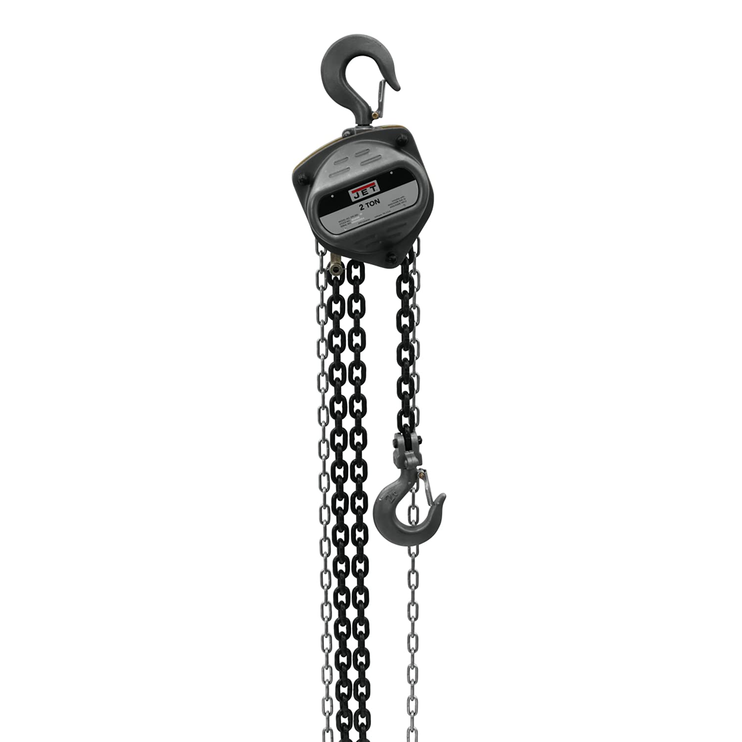 2-Ton JET Hand Chain Hoist, 20' Lift (Model S90-200-20)