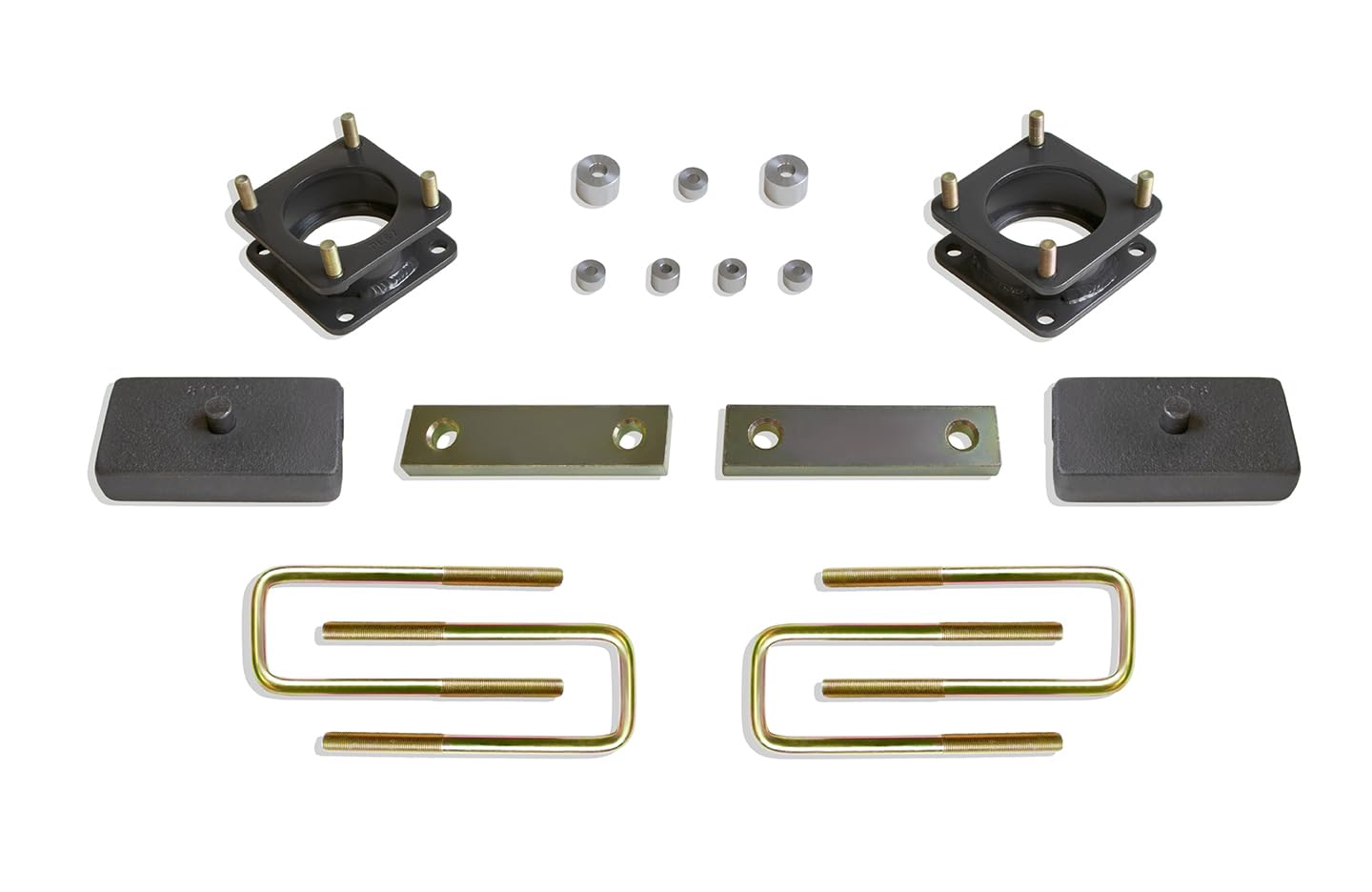 Part# MP886721-4 MaxTrac SUSPENSION'S is A 2.5"/1" Leveling KIT Including Front STRUT SPACERS, DIFF Drop, Blocks & U-Bolts