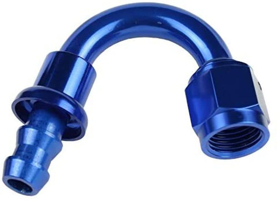 Performance Redhorse 2150-04-1 Hose End Push Lock (Blue), 1 Pack
