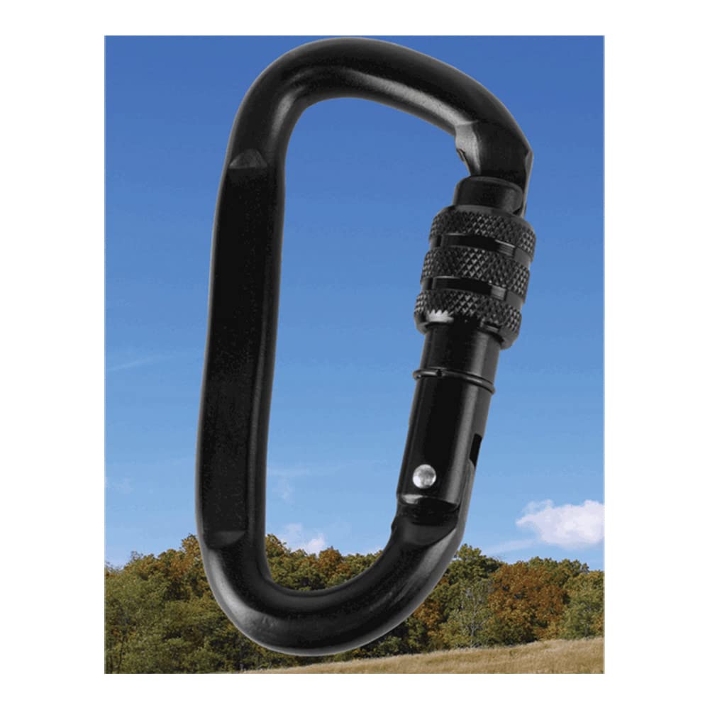 Black Muddy Safety Harness Carabiner