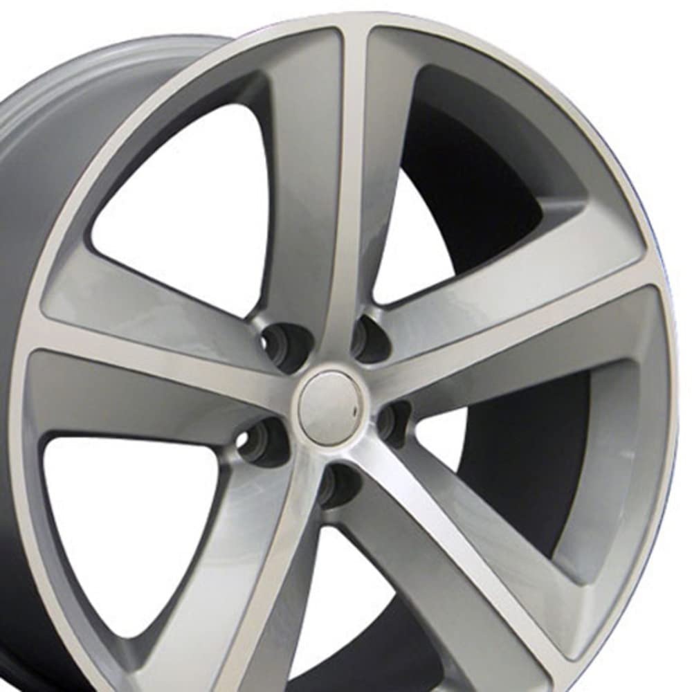 DG05-20090-5115-20MS Silver Machined Wheel OE Wheels LLC Painted (20 x 9. inches /5 x 115 mm, 20 mm Offset)
