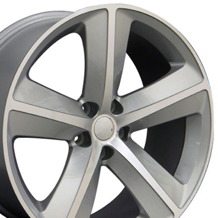 DG05-20090-5115-20MS Silver Machined Wheel OE Wheels LLC Painted (20 x 9. inches /5 x 115 mm, 20 mm Offset)