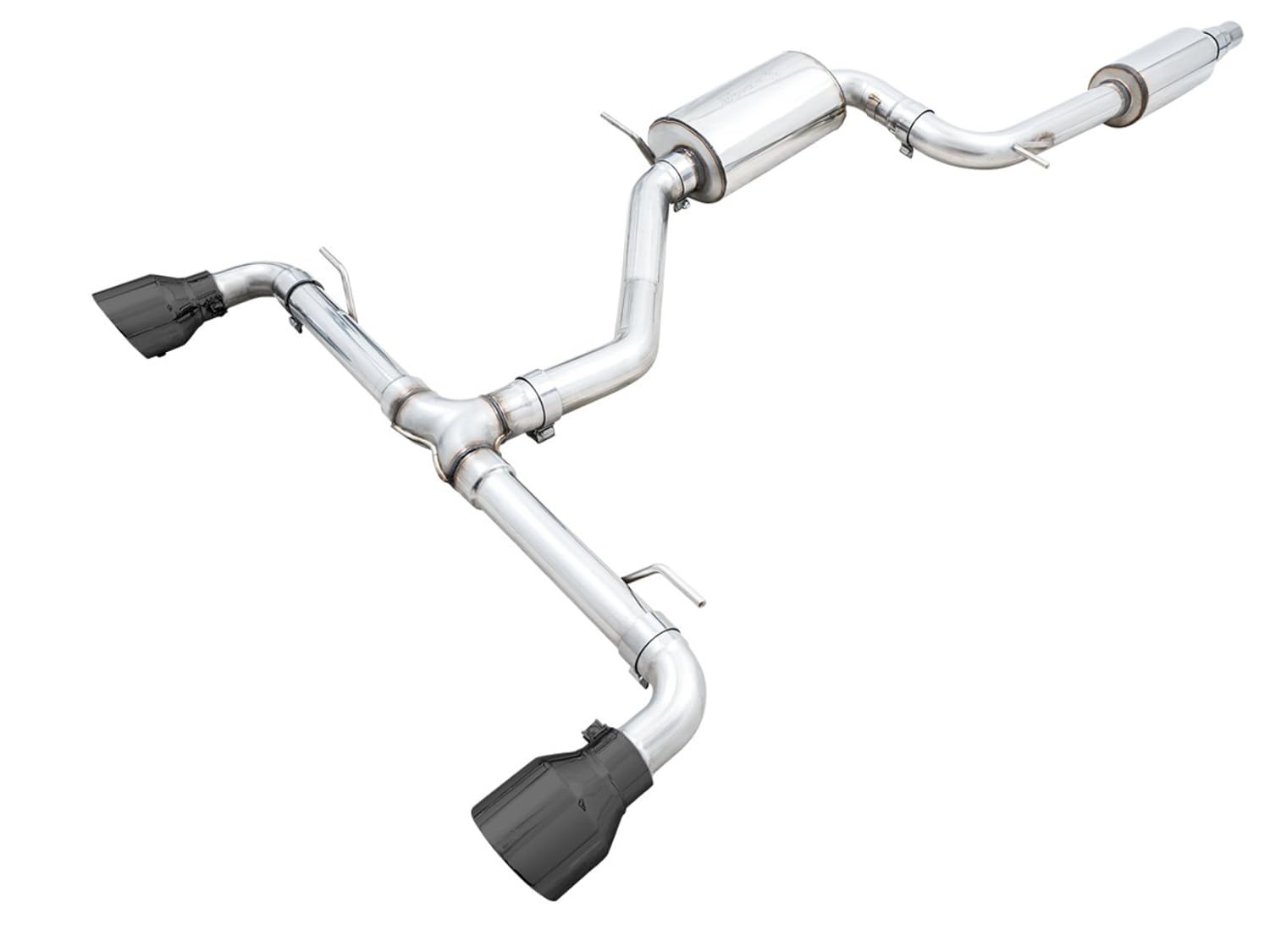 AWE Exhaust Suite for The MK8 GTI - Catback / Diamond Black / Touring Edition