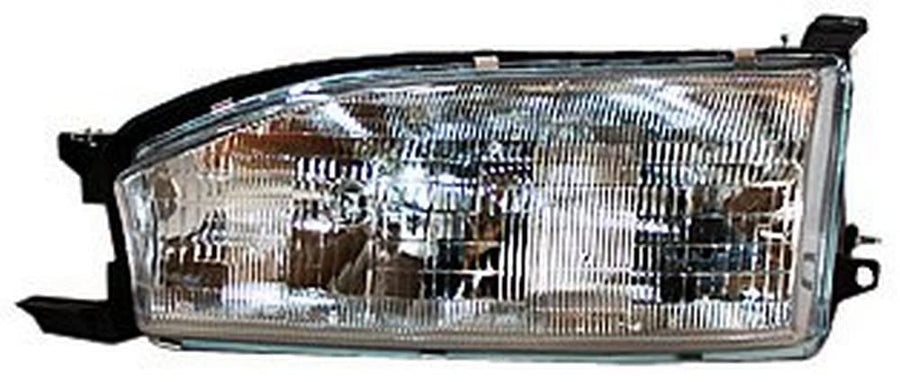 Left TYC Headlight Assembly Compatible with 1992-1994 Toyota Camry