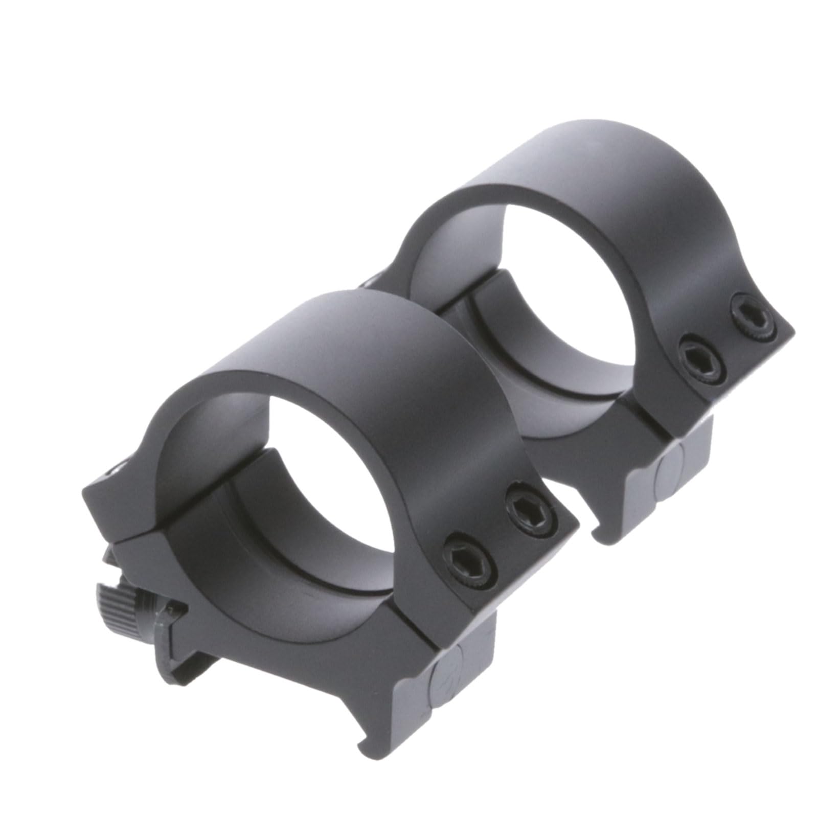 Lightweight TRUGLO Scope Rings | Tactical Hunting Shooting Versatile Durable Aluminum Mounting Accessory for 1" Tube Scope | for Picatinny/Weaver Rails | Medium (4 Screws per Ring)