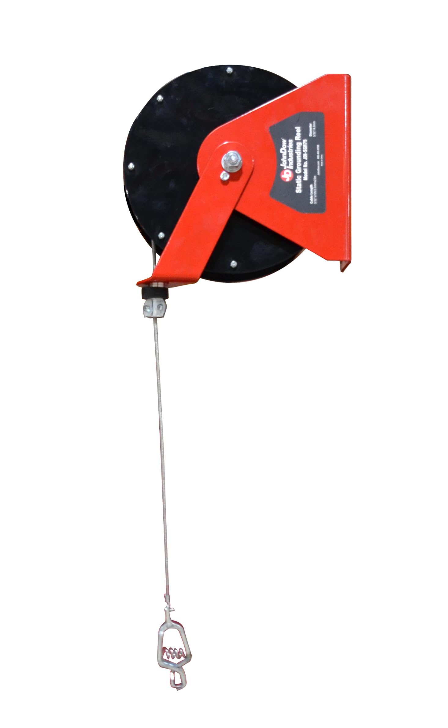 Static Discharge Grounding Wheel JohnDow Industries JDI-SGR75 75-Foot Grounding Wheel for Use with Fuel Caddies