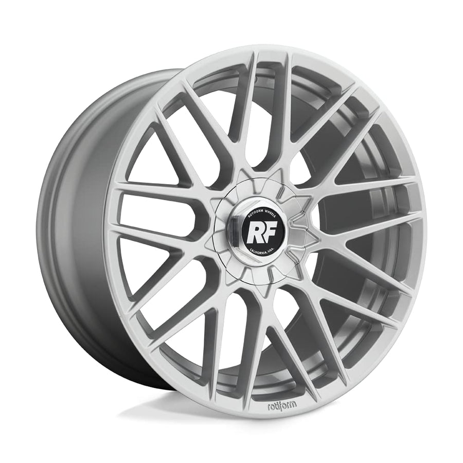 R140 Rotiform Rse Wheel 18x9.5 5x114.3 & 5x120 Gloss Silver 35mm - FREE T-SHIRT INCLUDED!
