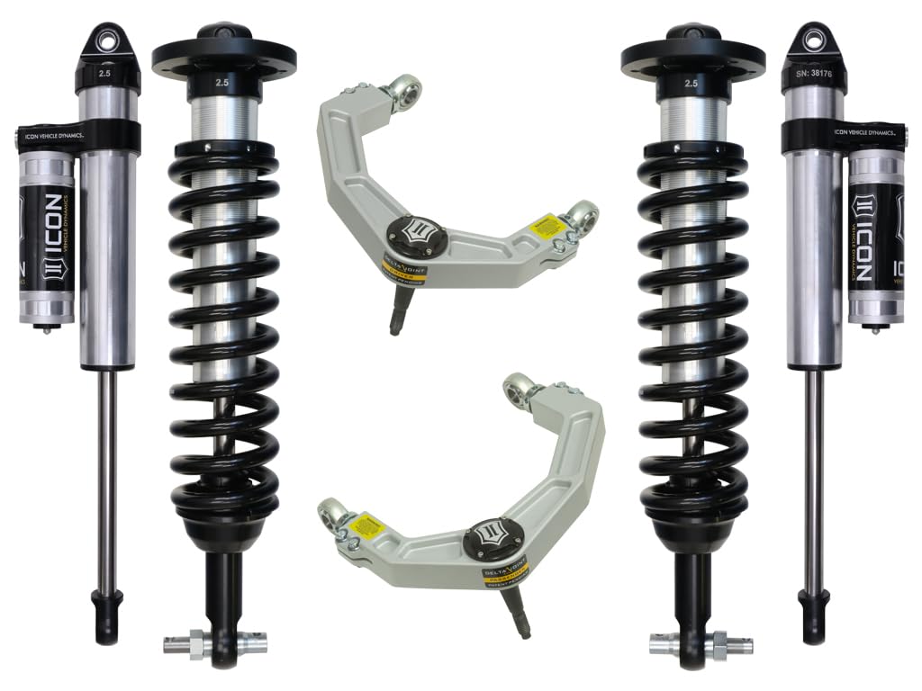 0-3" Lift, ICON Stage 3 Suspension System, Billet UCA, Compatible with 2015-2020 Ford F150 2WD, K93093