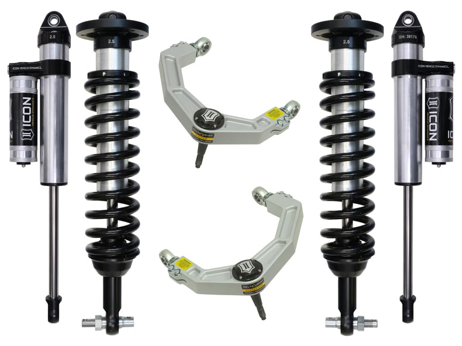 0-3" Lift, ICON Stage 3 Suspension System, Billet UCA, Compatible with 2015-2020 Ford F150 2WD, K93093